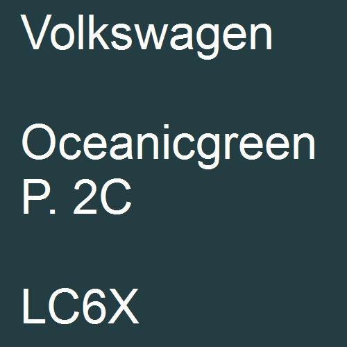 Volkswagen, Oceanicgreen P. 2C, LC6X.